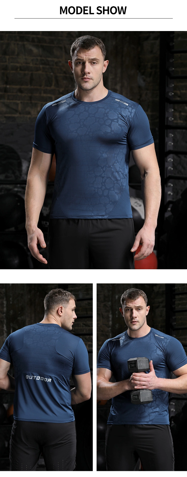 High Quality Gym Sports Casual Pattern Crew Neck Tshirt Tshirts Wholesale Tshirt Printing
